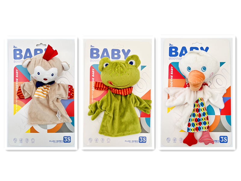 Animal Hand Puppet (Monkey, Frog, Duck)