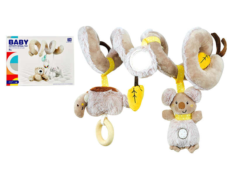 Baby Crib & Stroller Baby Activity Spiral Plush Toy(Koala)
