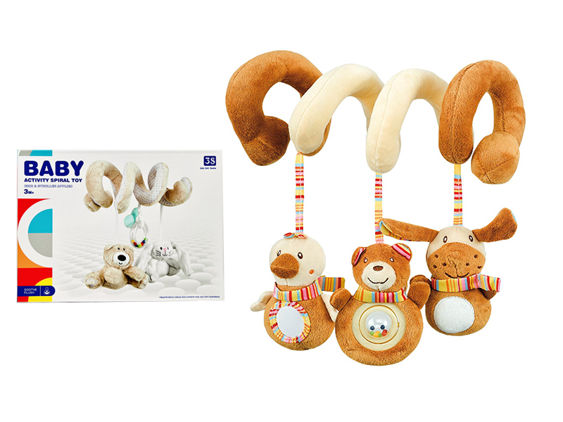 Baby Crib & Stroller Baby Activity Spiral Plush Toy