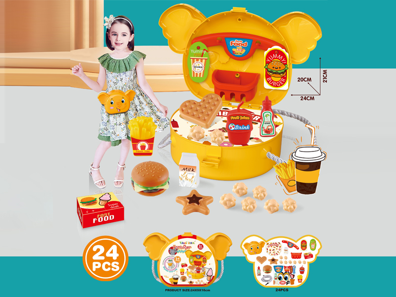 Flying Elephant Hamburger Shoulder Bag