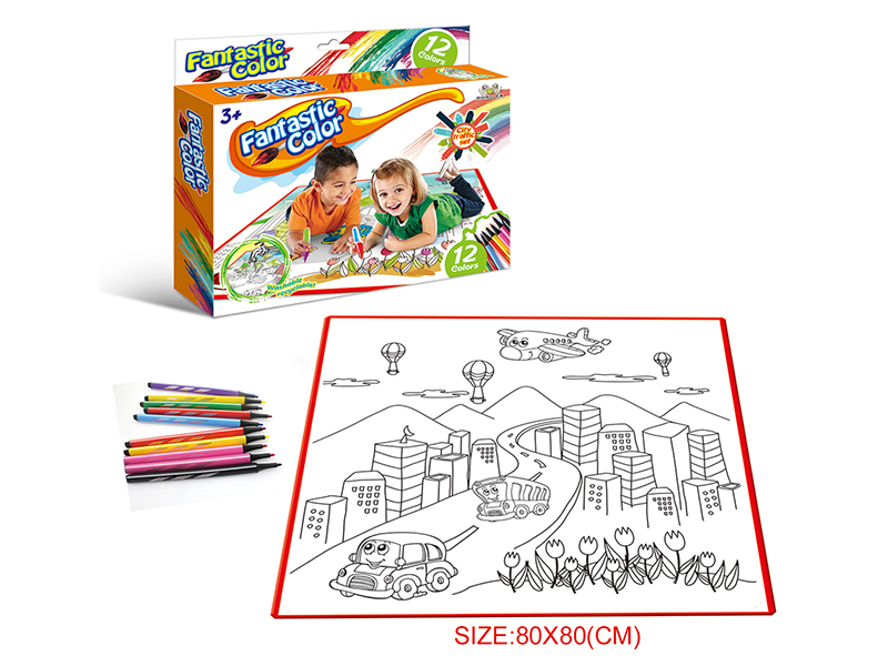 Graffiti Canvas(Cityscape)80*80