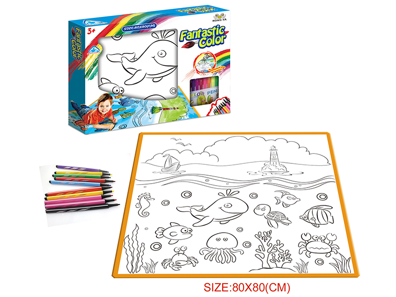 Graffiti Canvas(Sea World)80*80