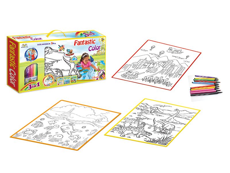 3 In 1 Graffiti Canvas(3PCS,80*80)