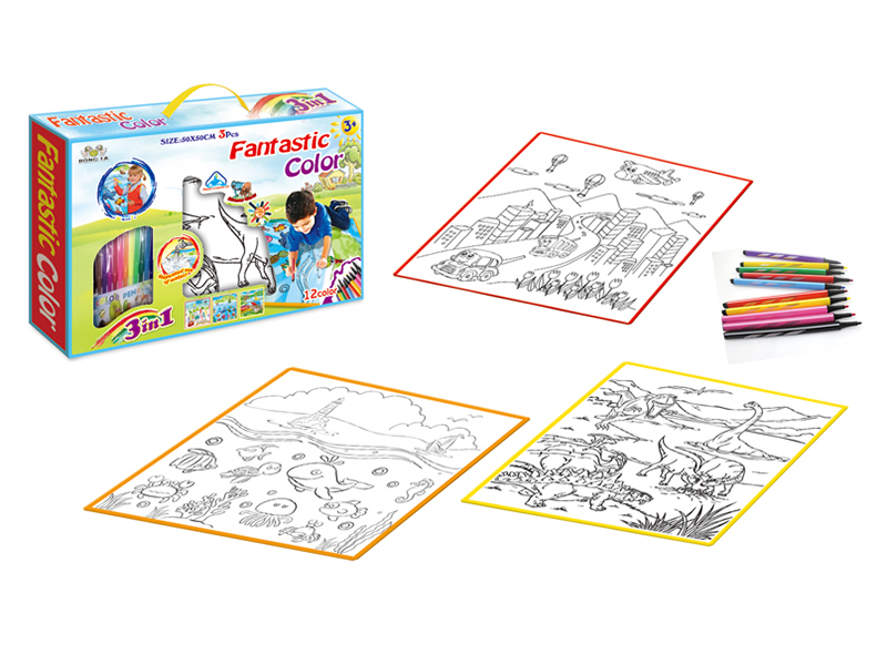 3 In 1 Graffiti Canvas(3PCS,80*80)