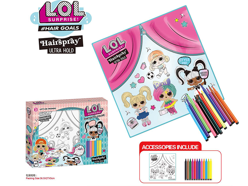 L.O.L Washable Coloring Mat