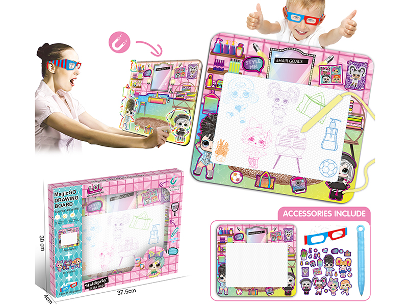 3D Magnetism Drawing Board - Surprise Doll 3D Graffiti