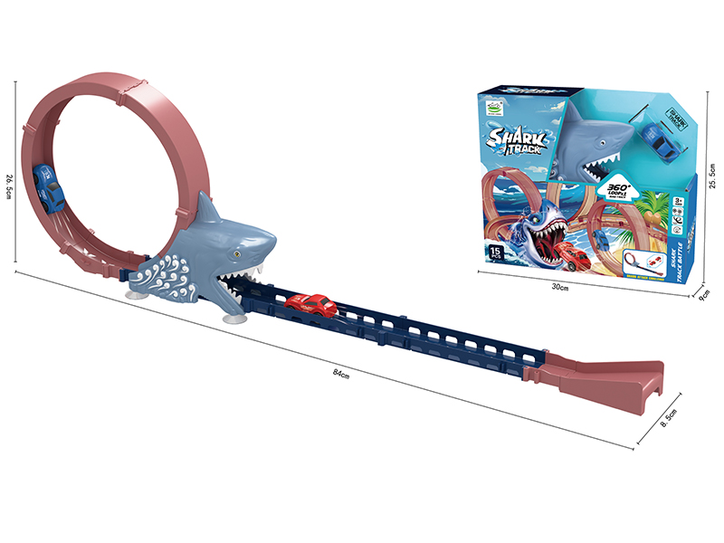 Pull Back Speed Shark Track