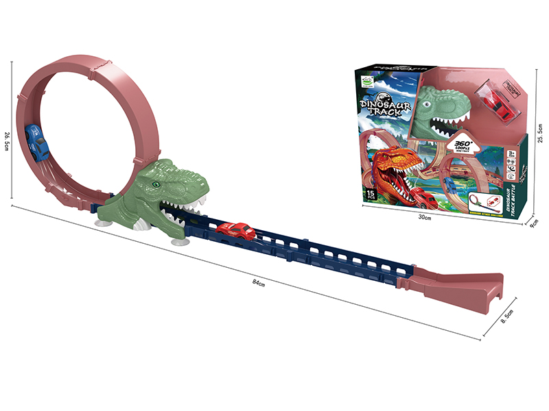 Pull Back Speed Dinosaur Track