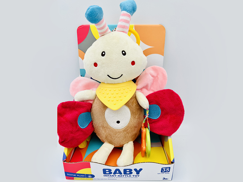 Soothe Plush Butterfly Baby Crib & Stroller Hanging Toy