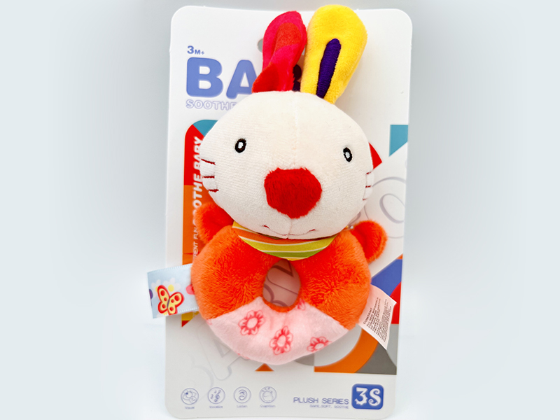 Baby Soothe Plush Rabbit Hand Bell