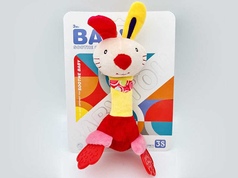 Plush Rabbit Baby Teether BB Stick