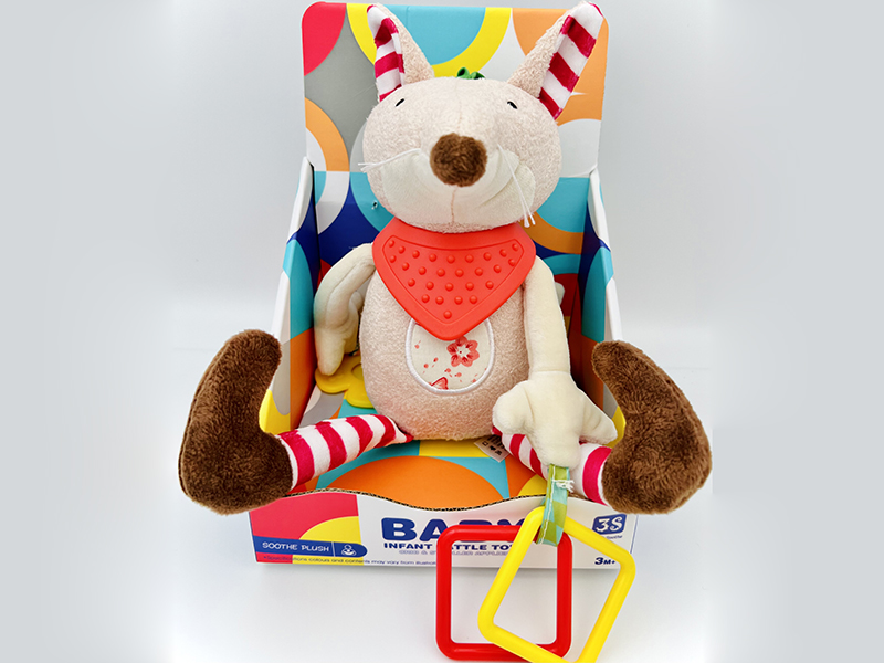 Soothe Plush Fox Baby Crib & Stroller Hanging Toy