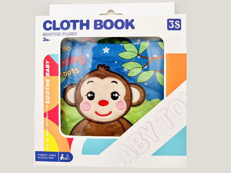 Monkey Looks For Spots Cloth Book