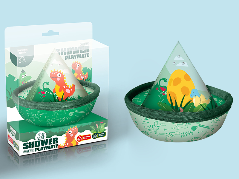 Green Fabrics Boat (Bathroom Toy)