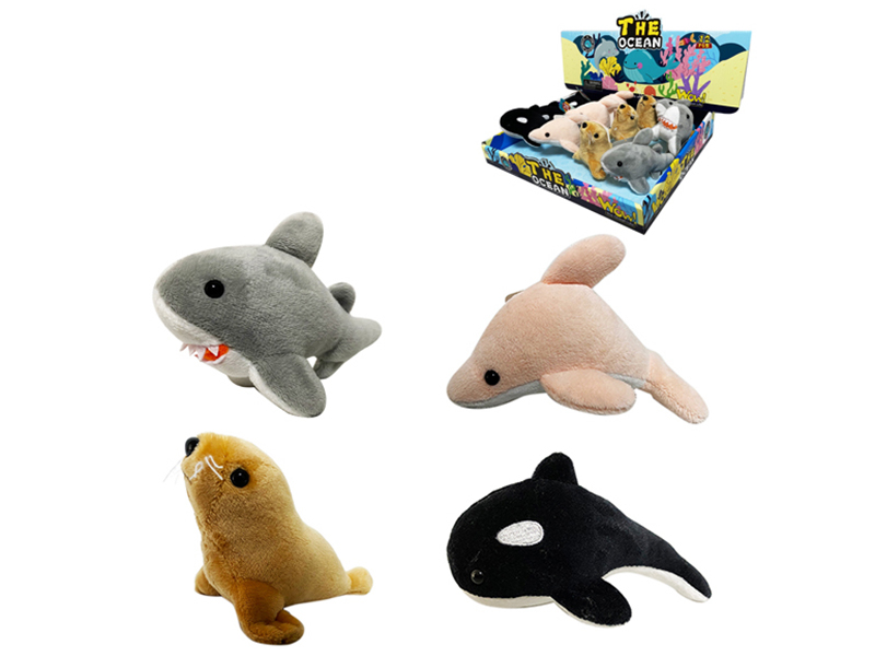 Plush Mini Sea Animals 12pcs