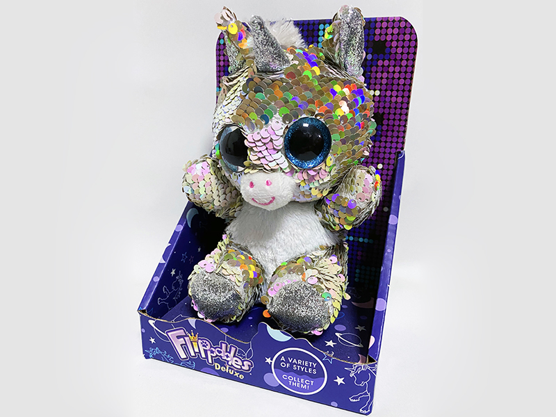 Sequined Silver Unicorn