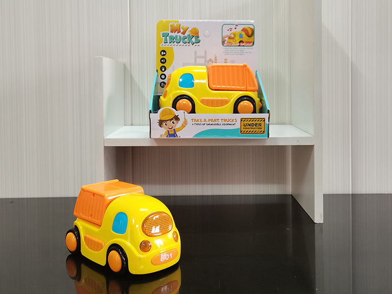 Friction Cartoon Pickup Truck With Sound And Light
