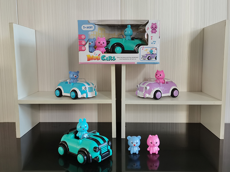 B/O Go And Bump Open Top Car With Sound And Light