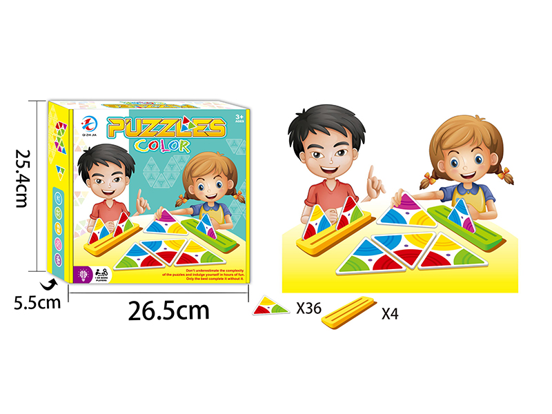 Colorful Triangle Puzzle