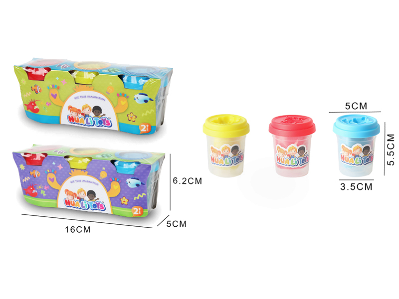 DIY Creative Color Mud 3 Cans