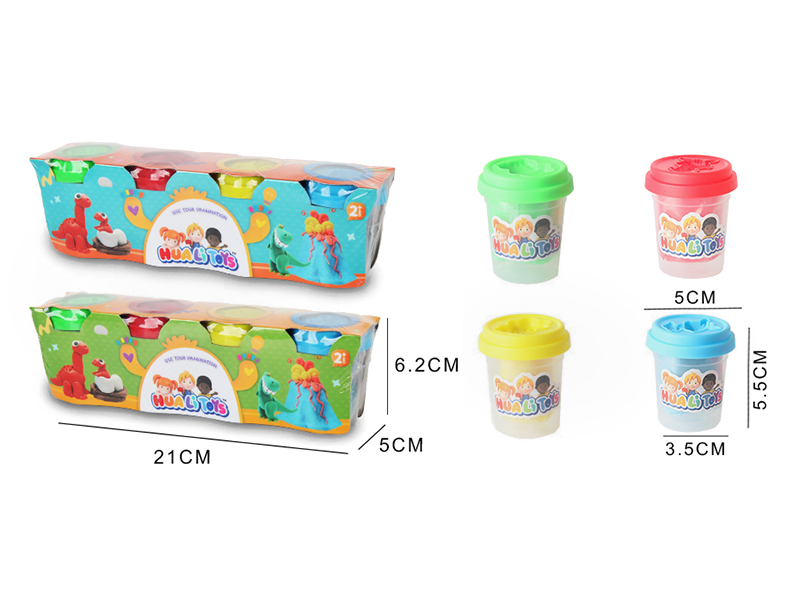 DIY Creative Color Mud 4 Cans