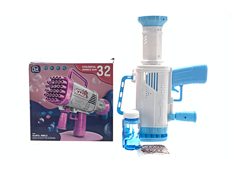 32 Hole Colorful Bubble Machine