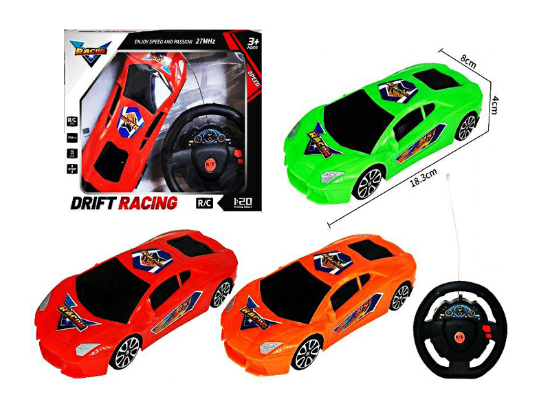 R/C 2Ch Racing Car-Steering Wheel