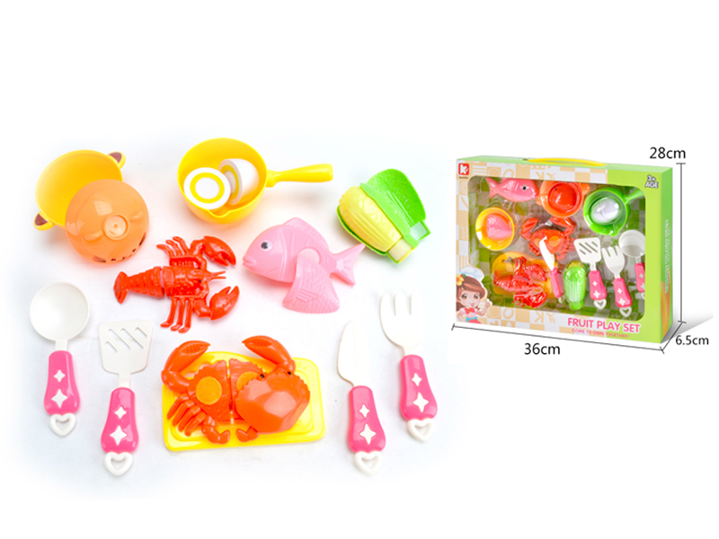 Seafood Cutting Toys 13pcs