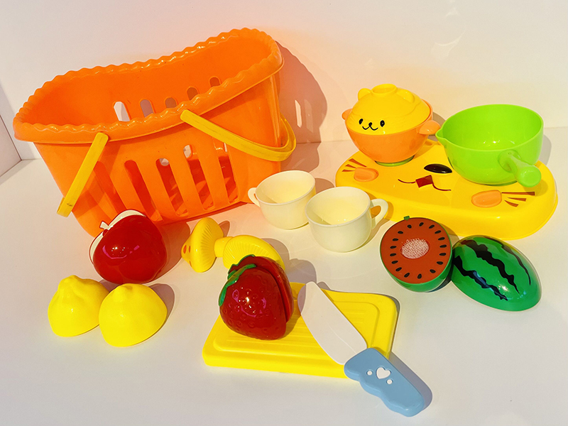 Basket Packing Cutting Fruits And Vegetable Set