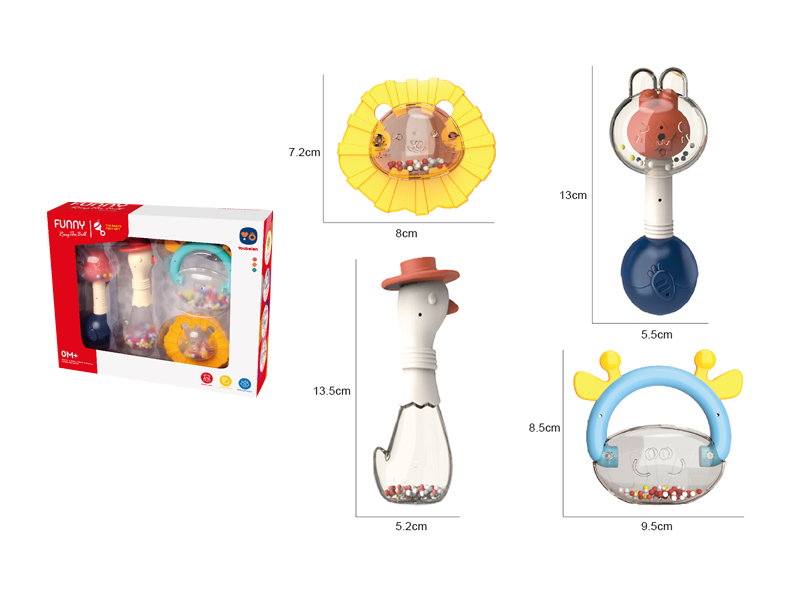 4PCS Boiled Animal bell