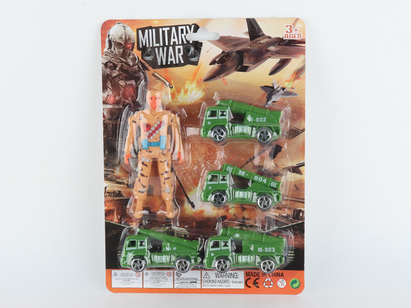 Soldier With 4 Slide Missile Truck