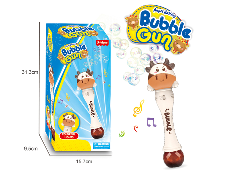 Electric Cattle Bubble Stick(Light And Music)