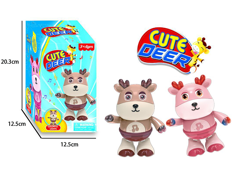 B/O Dancing Deer With Light And Music