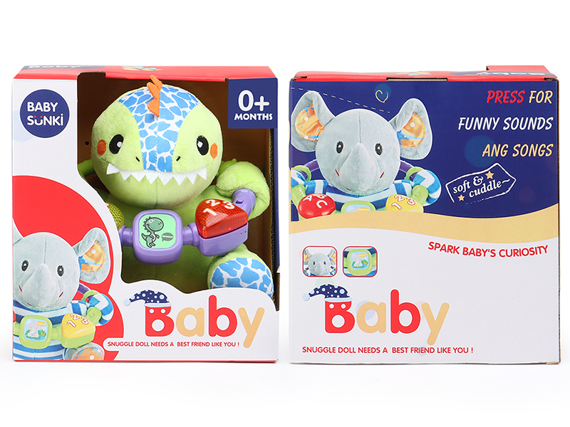 Plush Dinosaur With Light And Music