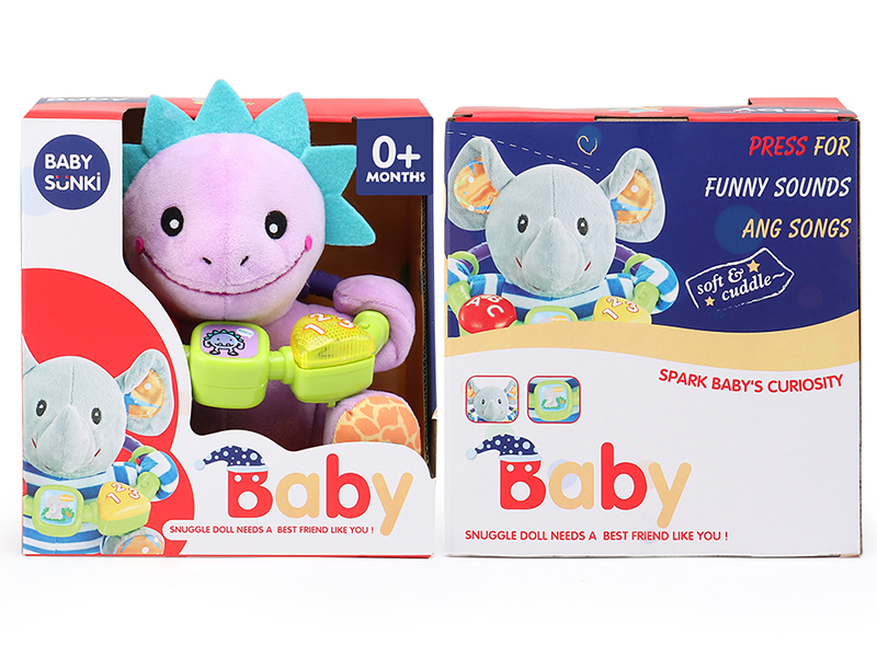 Plush Monster With Light And Music