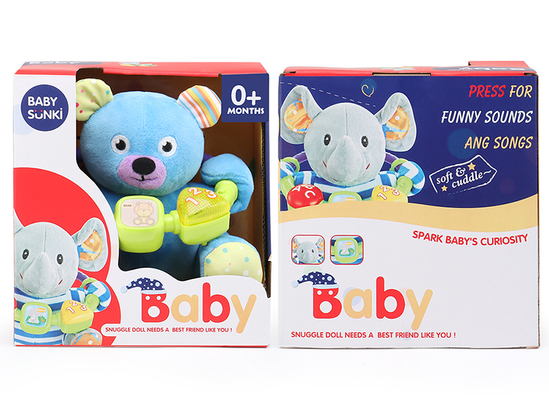 Plush Bear With Light And Music