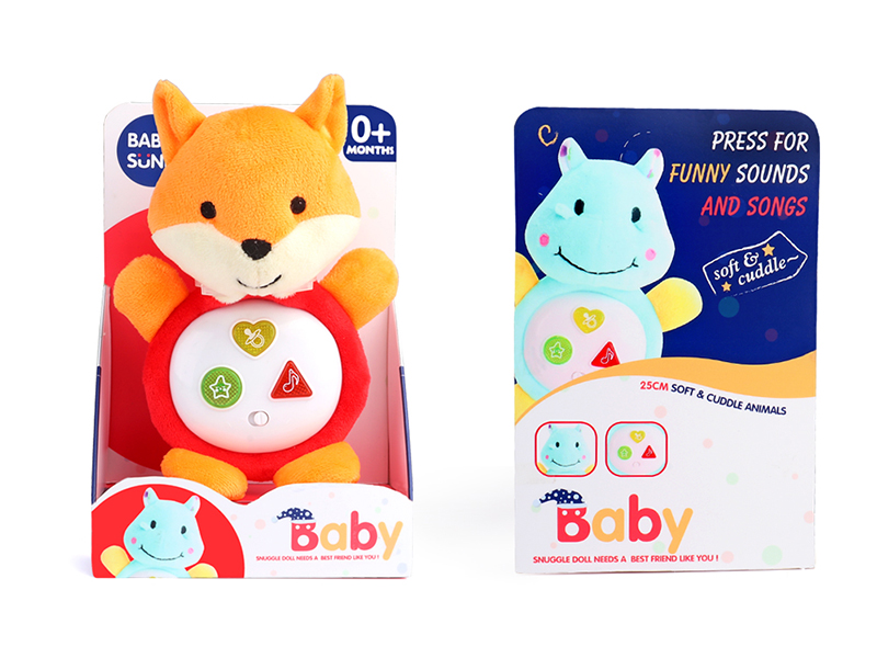 Plush Soothe Fox With Light And Music