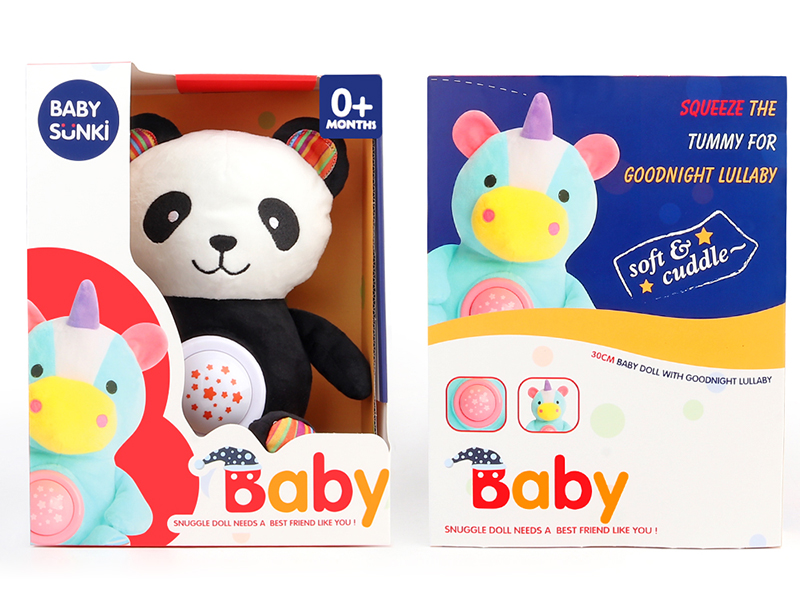 Plush Soothe Panda With Sound And Light