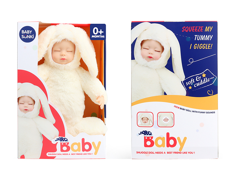 Plush Soothe Baby Doll With Laughter