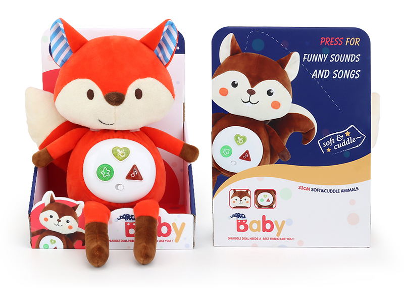 Plush Fox With Light And Music