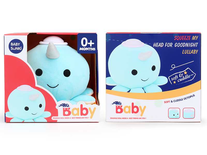 Plush Soothe Octopus With Sound And Light