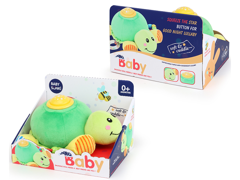Plush Soothe Turtle With Sound And Light
