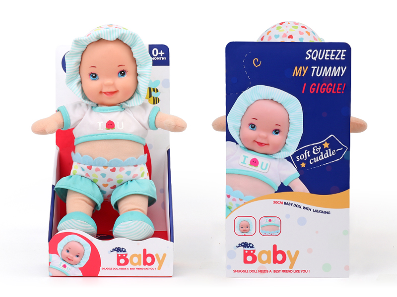 Plush Soothe Baby Doll With Laughter