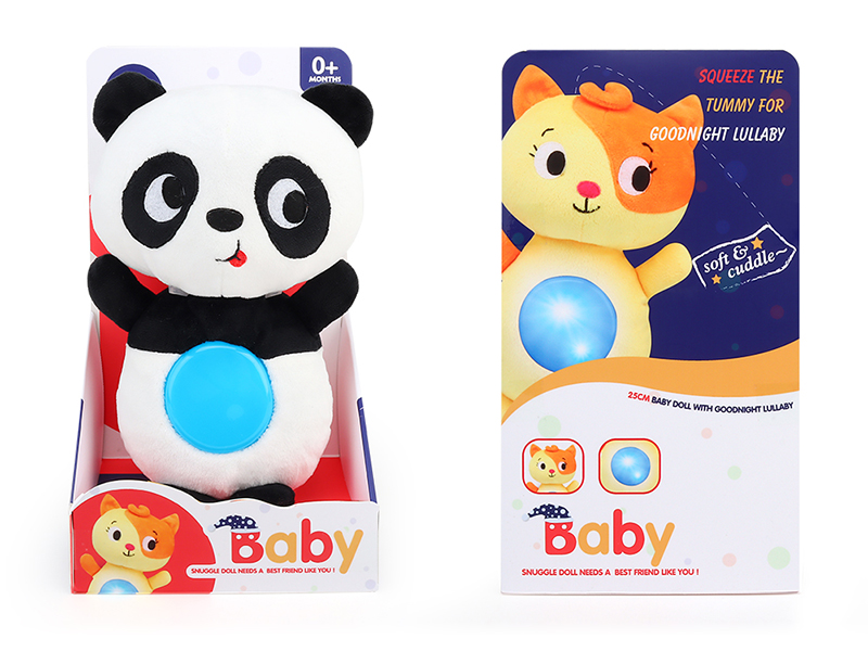 Plush Soothe Panda With Sound And Light