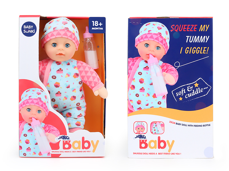 Plush Soothe Baby Doll With Laughter