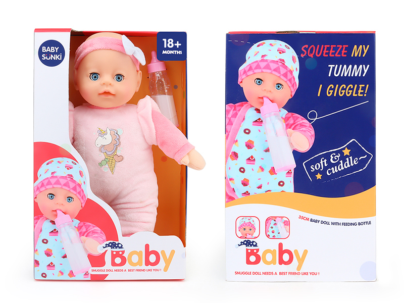 Plush Soothe Baby Doll With Laughter