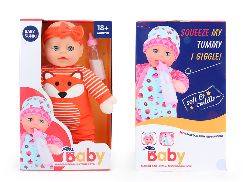 Plush Soothe Baby Doll With Laughter