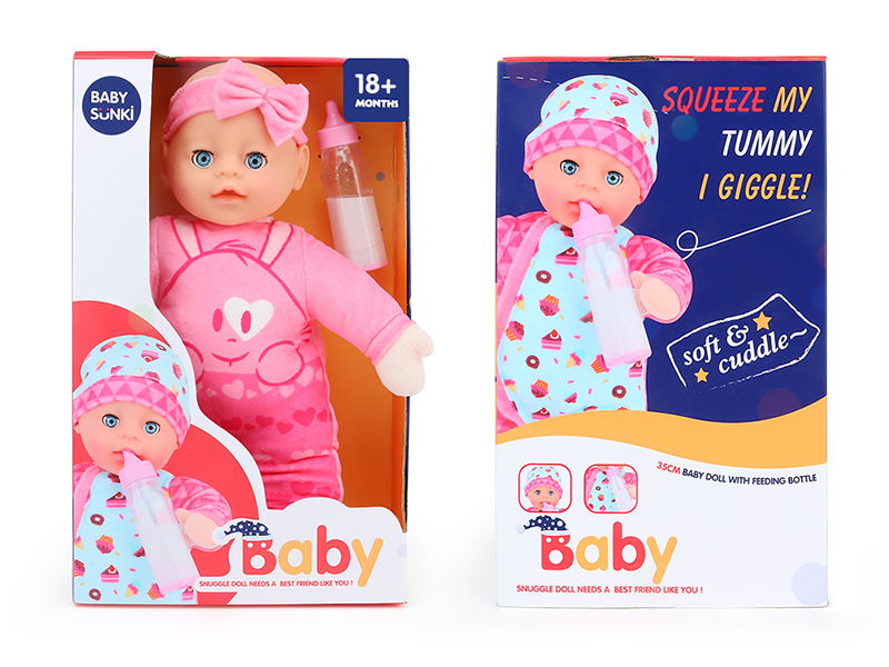 Plush Soothe Baby Doll With Laughter