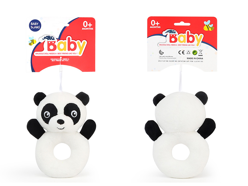 Plush Soothe Baby Rattles