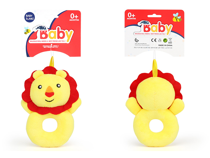 Plush Soothe Baby Rattles